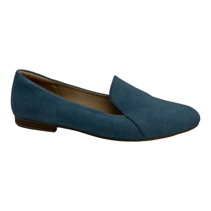 comfortable flats with minimal design-BLUE SHOES FLATS by NATURALIZER Size:9