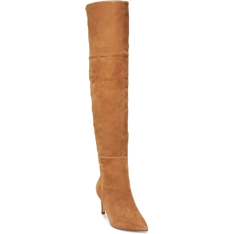 Lightweight boots for quick walks-Cole Haan Womens Vandam Suede Over-The-Knee Boots