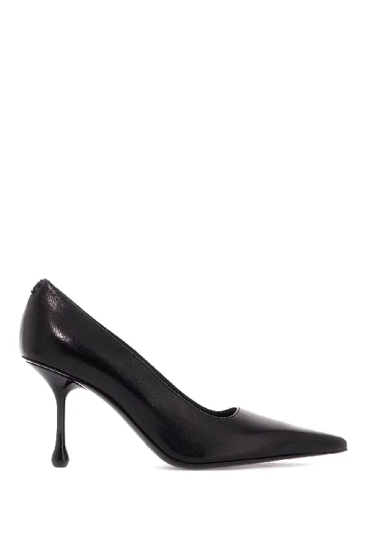 High heels for standing long hours -high heels for casual yet chic look-Jimmy Choo Ixia 80 Nappa Dé