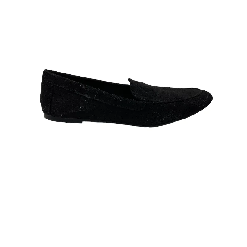 fashion-forward flats-BLACK SHOES FLATS by DEXFLEX Size:9