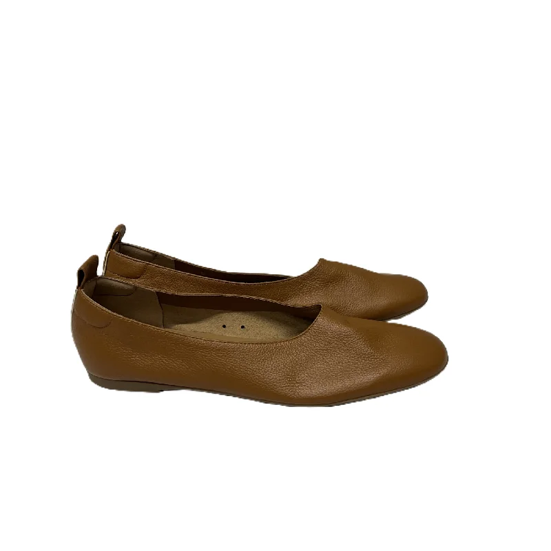 flats for brunch outings-Shoes Flats By Everlane In Brown, Size: 6