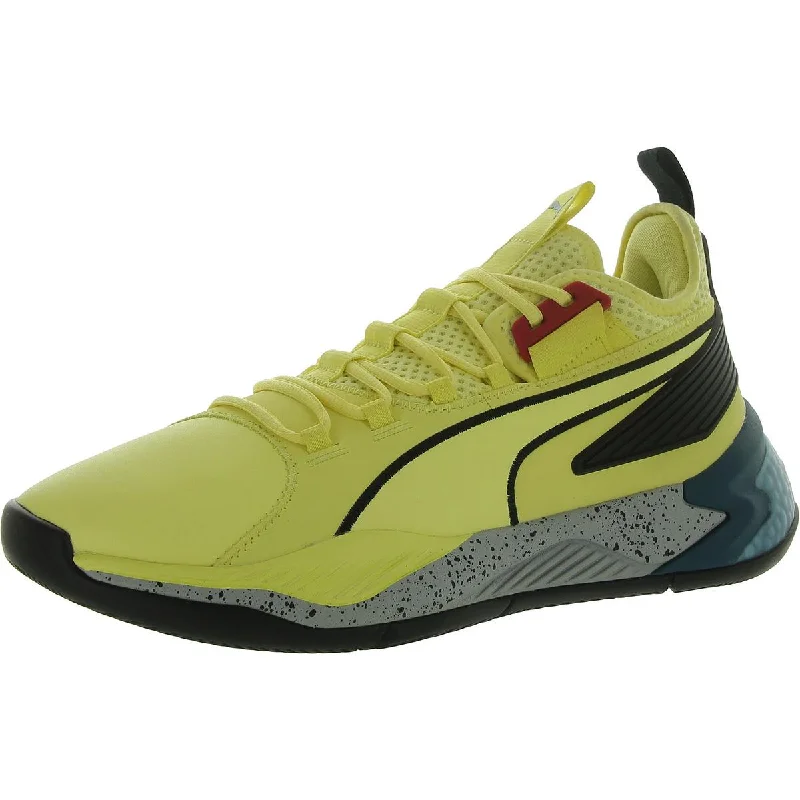 Athletic shoes with lightweight midsoles -Puma Mens uproar hybrid court thunder Lace Up Casual And Fashion Sneakers