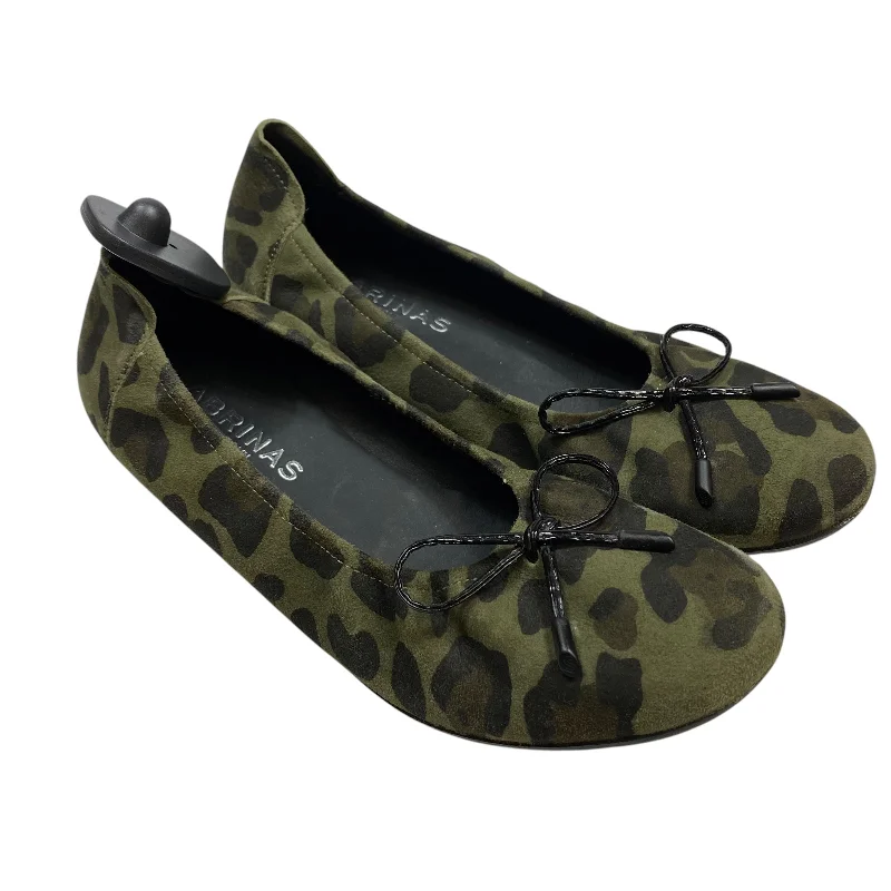 classic comfortable ballet flats-Shoes Flats By Sabrinas In Green, Size: 8.5