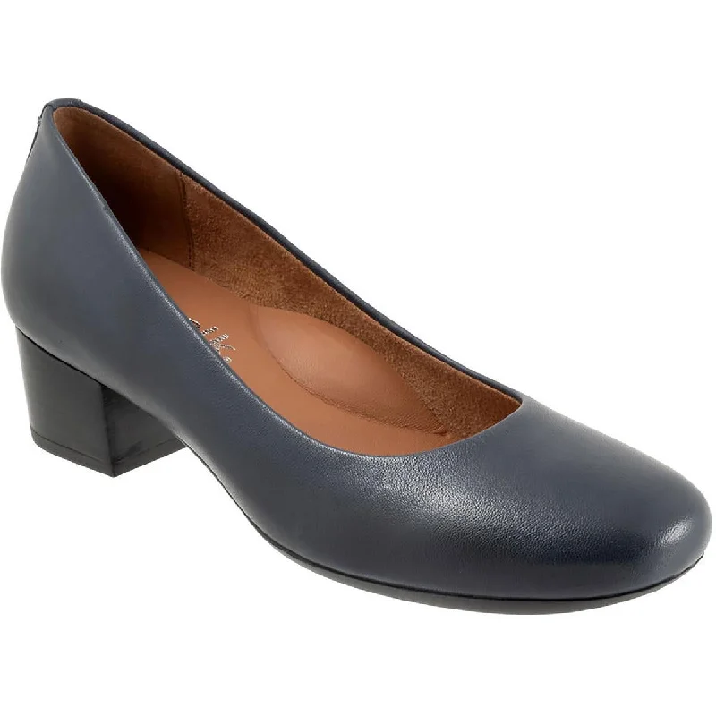 High heels with reflective midsoles -high heels for evening events-SoftWalk Womens Lynn Faux Leather Slip On Pumps