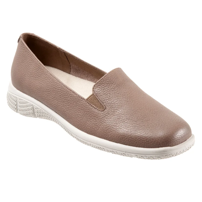 Loafers with distressed finish -Universal Taupe 104 Loafers Slip-on Shoes