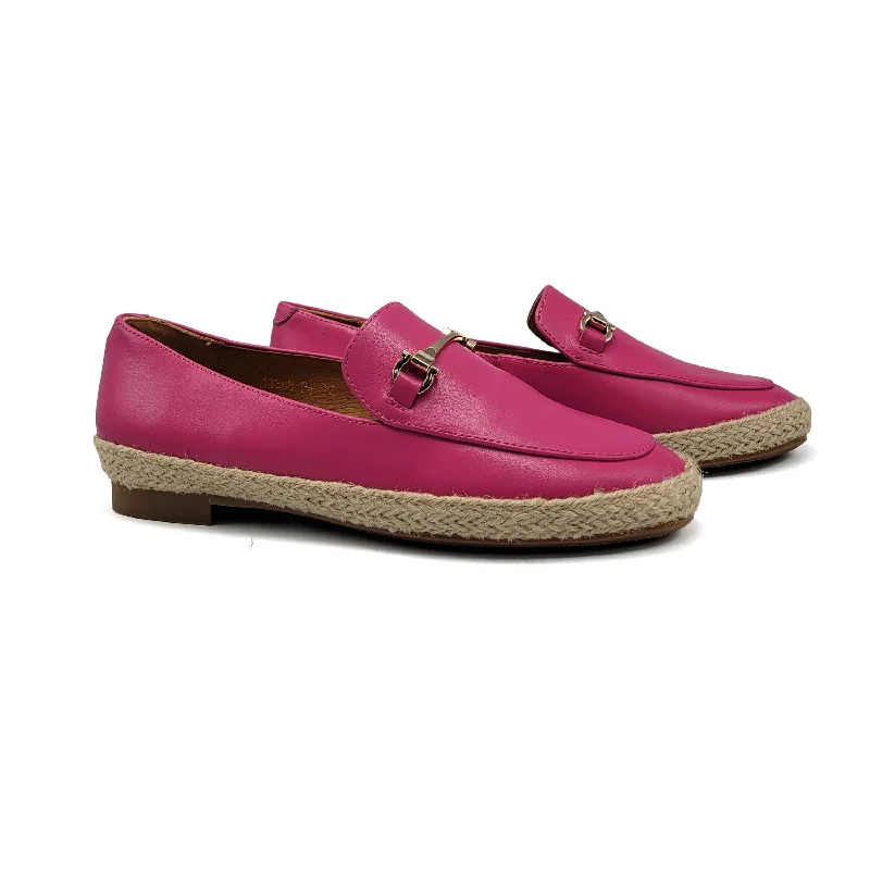 Loafers with water-safe leather -1936 Fuchsia Chain Espadrille Loafer 1936828