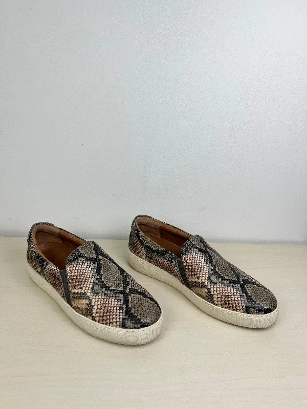 flats for outdoor activities-Shoes Flats By Frye In Snakeskin Print, Size: 8.5