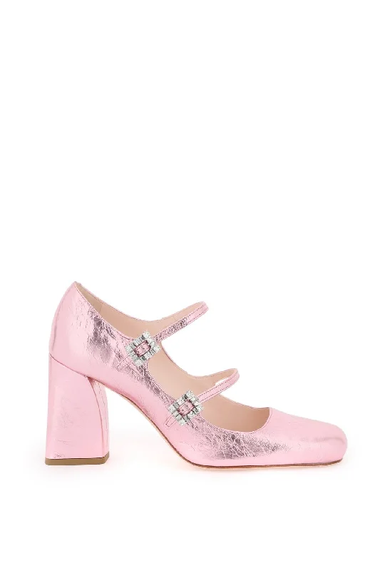 High heels with bold comfort -stylish high heels with metallic accents-Roger Vivier Très Vivier Babies Pumps