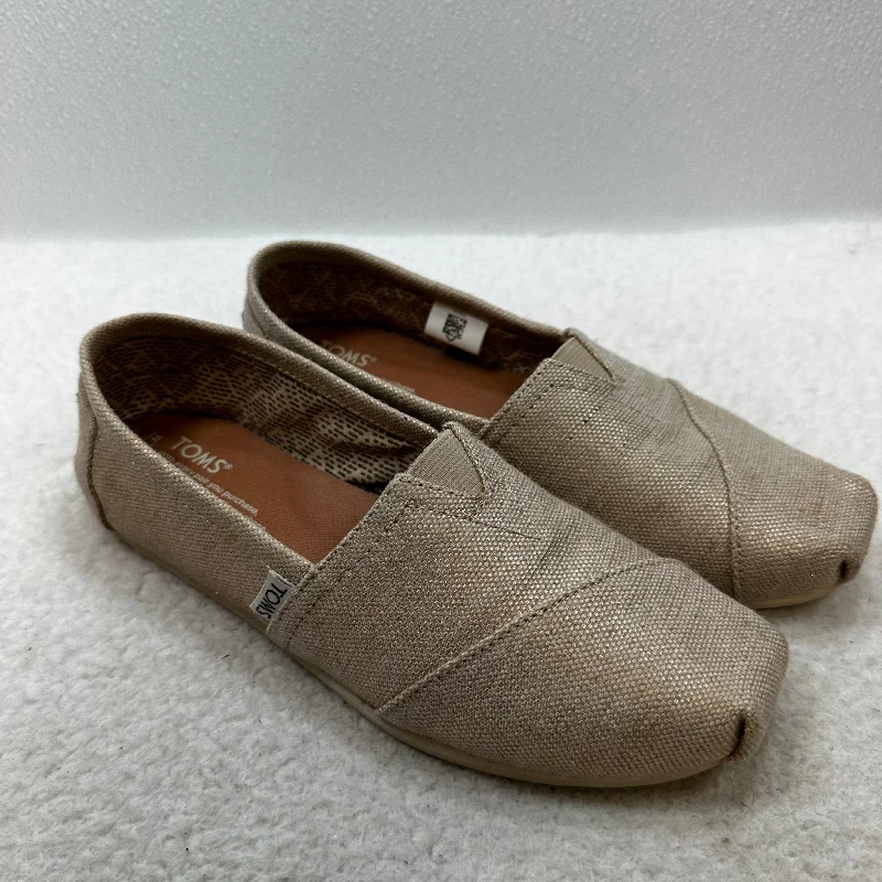 chic flats for fashion-forward outfits-Shoes Flats Ballet By Toms In Tan, Size: 7.5