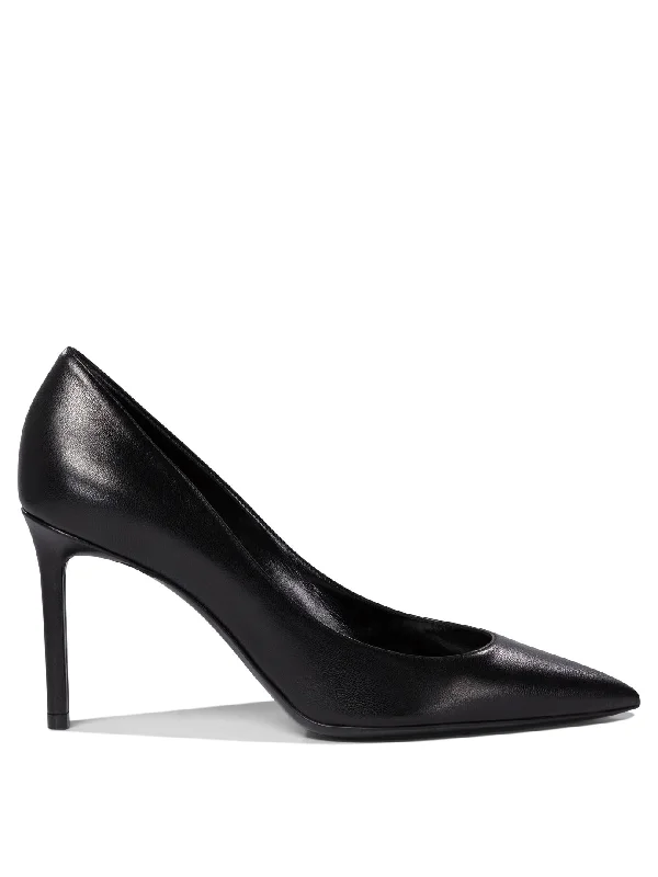 High heels with breathable linings -stylish high heels with ankle detail-SAINT LAURENT Elegant Pointed Pumps for Women