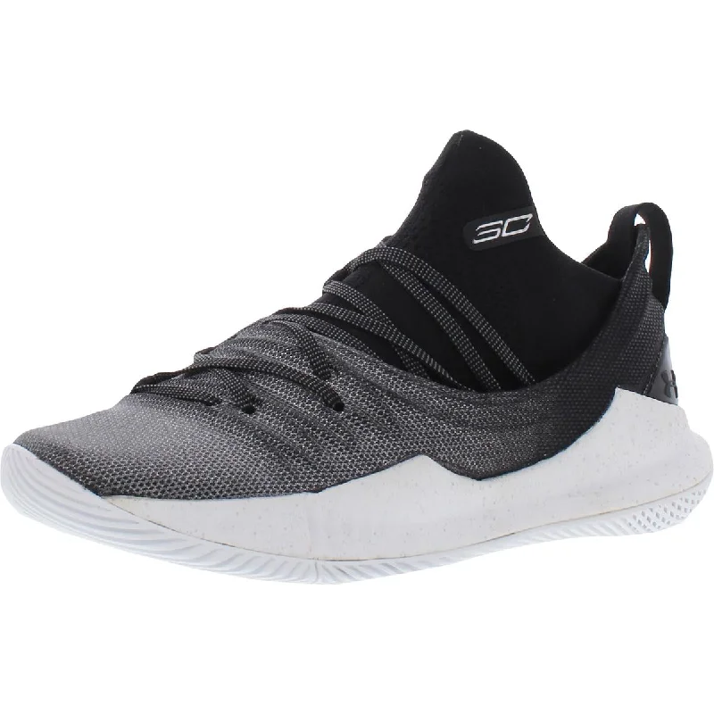 Athletic shoes with stylish footbeds -Under Armour Mens Curry 5 Fitness Performance Athletic Shoes