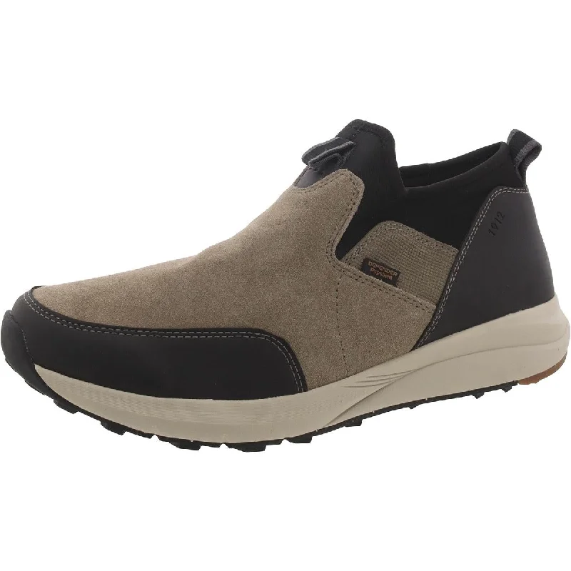 Athletic shoes for multi-sport athletes -Nunn Bush Mens Suede Slip On Casual And Fashion Sneakers