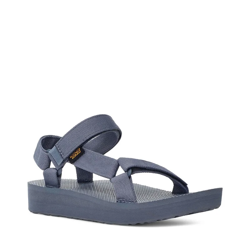 Breathable sandals for hot strolls-Women's Shoes Teva MIDFORM UNIVERSAL Strappy Sandals 1090969 FOLKSTONE GREY